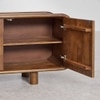 Kaspen Solid Mango Wood Sideboard with 4 Door in Provincial Teak Finish