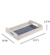 Ireka Home Bhojan Wooden Serving Tray with Enamel