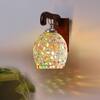Devansh Solid Wood Electric Wall Light in Brown Colour with Multi Shade Count of 1 Light