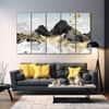 The Castle Decor Nature Art Wall Painting Wooden Framed 27x48 Inch (Style 17)