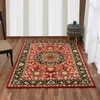 Presto Red Traditional Hand Tufted Wool Carpet 5X7 Feet