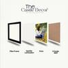 The Castle Decor Never Give Up Motivational Wall Art 8x12 Inch