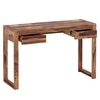Zaria Sheesham Wood Study Computer Table In Natural Teak Finish
