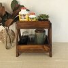 Louisa Wooden Kitchen Countertop Organiser