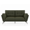Vetra 2 Seater Leather Sofa In Olive