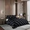 Stoa Paris Satin Comforter King Size with 2 Pillow Covers, 300TC Comforter Set Covers, Twilight Rhapsody