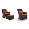Bentham Patio Chair and Footstool Colour - Rust