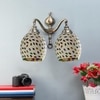 Devansh Metal Electric Wall Light in Multi Colour with Multi Shade Count of 2 Lights