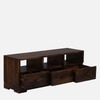 Sheesham Wood TV Unit in Scratch Resistant Provincial Teak Finish for TVs up to 65 Inches