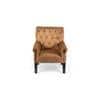 Arista Sheesham Wood Set of 2 Accent Chair in Taupe Brown Velvet Upholstery