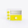 Building Blocks Storage Unit In Yellow Colour