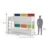 Rainbow Storage Bunk Bed