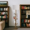 Devansh Shelf Wooden Floor Lamp