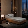 Stoa Paris 300TC UltrSatin Single Bedsheet Set Satin Single Harbour Mist Grey