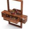 Ohio Solid Wood Dressing Table in Teak Finish