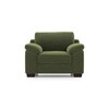 Esquel Essential 1 Seater Fabric Sofa In Moss Green