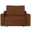 Step  Pull Out Sofa cum Bed  in Brown Colour