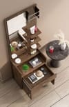 Hexa Red Engineered Wood Dressing Table in Flower Wenge Colour