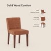 Atlas Crest Storage Solid Wood 6 Seater Dining Table With Set Of 6 Ludo Dining Chairs