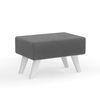 Midase Rectangular Engineered Wood Multipurpose Ottoman in Grey Colour