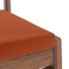 Aries Solid Wood Dining Chair in Mahogany Finish - Set of 2