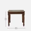 Rangrez Sheesham Wood 4 Seater Dining Set in Provincial Teak Finish