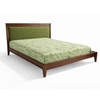Lumina Solid Wood Kids  Size Upholstered Bed Without Storage (Teak Finish)
