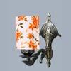 Devansh Metal Electric Wall Light in Antique Gold Colour with Multi Shade Count of 1 Light