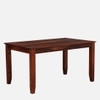 Catrice Solid Wood 6 Seater Dining Table in Honey Finish