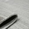 Wolfgang Light Gray Solid Woven Wool 6X4 Feet Carpet