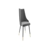 Sumra Solid Wood Accent Chair in Grey Colour