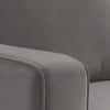 Apollo Sofa (Colour : Ash Grey Velvet, Cushion : Soft, Back Type : High Back, Seating Capacity : Left Aligned 2 Seater + Left Aligned Chaise)