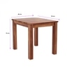 Neptune 2 Seater Dinning Table in Natural Finish