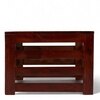 Kingsville Sheesham Wood Contemporary Square Coffee Table In Honey Finish