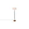Elin White Cotton Shade Floor Lamp