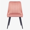 NICO Leather Accent Chair in Pink Colour