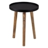 Metalsmith Solid Wood Side Table in Natural Finish