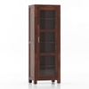 Murano Solid Wood  Bookshelf in Mango Walnut Finish
