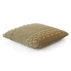 Archer Latte Cotton Cushion Cover 16X16  Inches