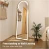 The Artment Gold Halo Arch Unbreakable Floor Mirror For Home (150 X 40 CM)