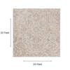 Neulooms Handloom Knotted Reversible Flatweave Square Rug Wheat or Ivory 10x10