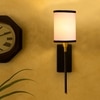 Devansh Metal Electric Wall Light in Black Colour with Multi Shade Count of 1 Light