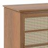 Fujiwara Solid Wood Sideboard in Amber Walnut Finish