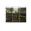 Truss Green Black Pieces Parsonage Garden Nuenen Canvas Canvas Wall Prints Set of 3 Multicolor Matte