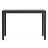 Holven 4 Seater Rectangular Dining Table Brown Maple & Black