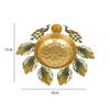 Peacock Tealight Set Of 5 In Gold Colour