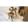 Bela Round Nesting Tables with Wooden Legs, Side Tables, Wooden Tables, Living Room Decor by A Tiny Mistake
