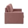 Kaylo Velvet 2 Seater Sofa in Peach Color