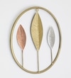 Lucky Abstract Metal Wall Decor in Multicolor Set of 1