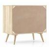 Ivara Solid Wood Chest of 3 Drawers in Natural Finish